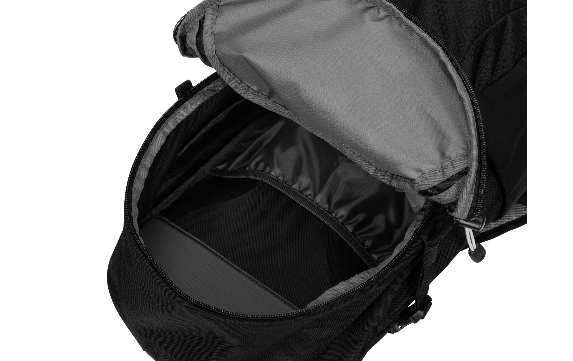 KOOR Wanderrucksack – 28 l, Polyester, Schwarz