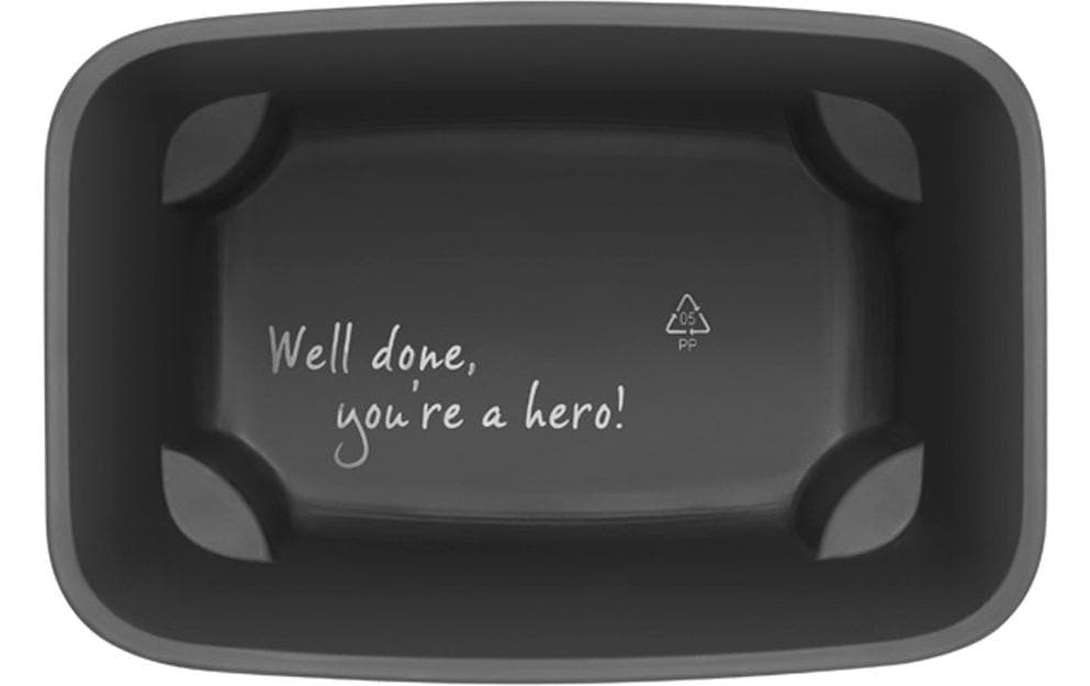 Brabantia Kosmetikeimer Bo – 4 l – Stahl, rechteckig – silber matt – Soft-Close, Anti-Fingerprint