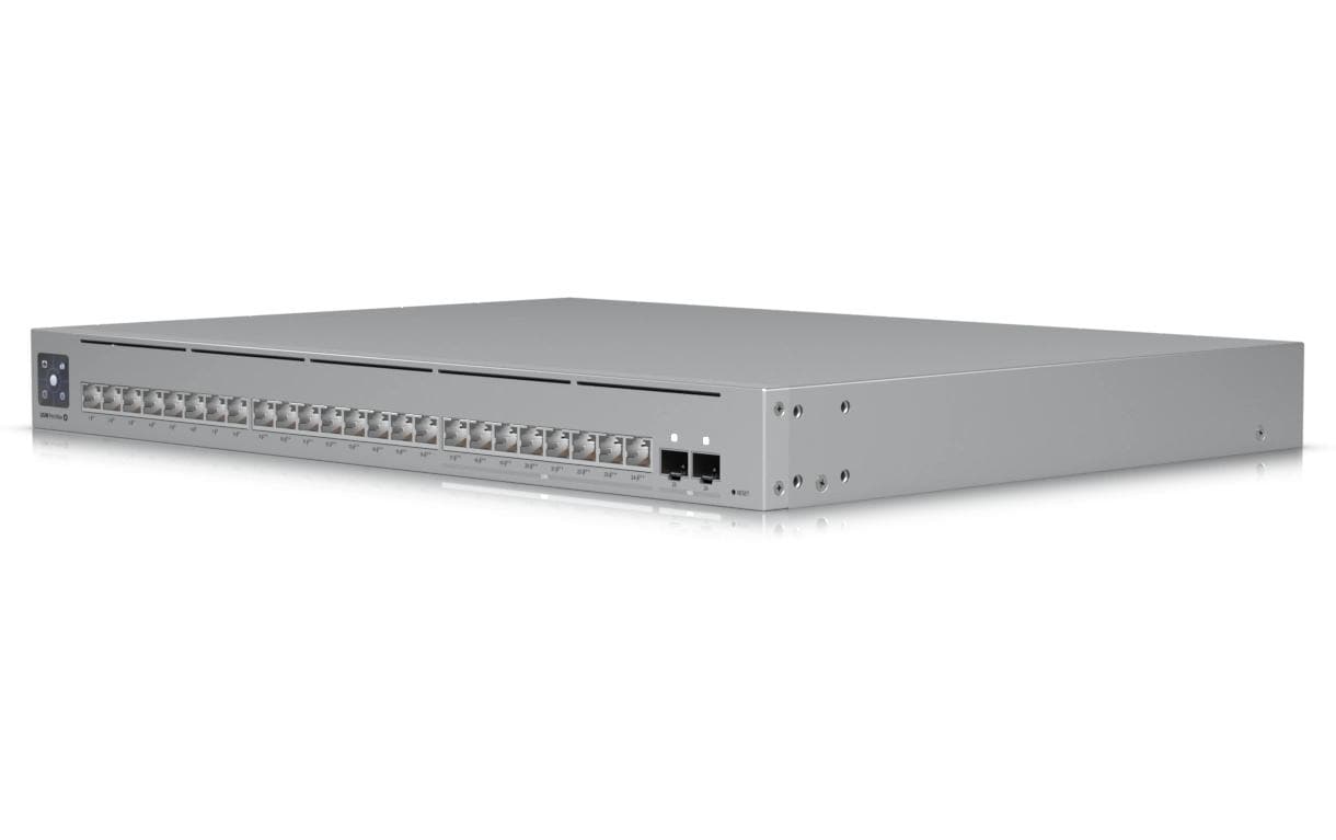 Ubiquiti USW-Pro-Max-24-PoE – Managed Switch – 24×2.5G, 2×SFP+, L3, PoE++ 400 W, 1U