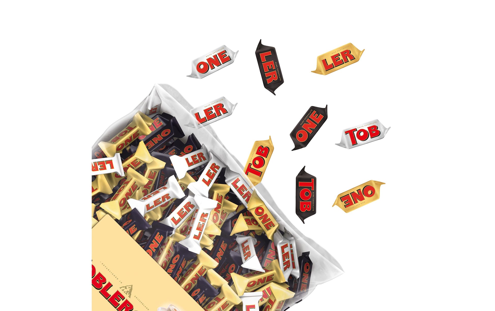 Toblerone New Tiny Mix Gastro – Schokolade – 2,4 kg