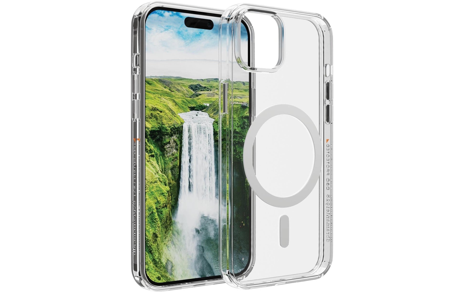 dbramante1928 Iceland Backcover – für Apple iPhone 15/15 Plus, MagSafe, Kunststoff, Transparent