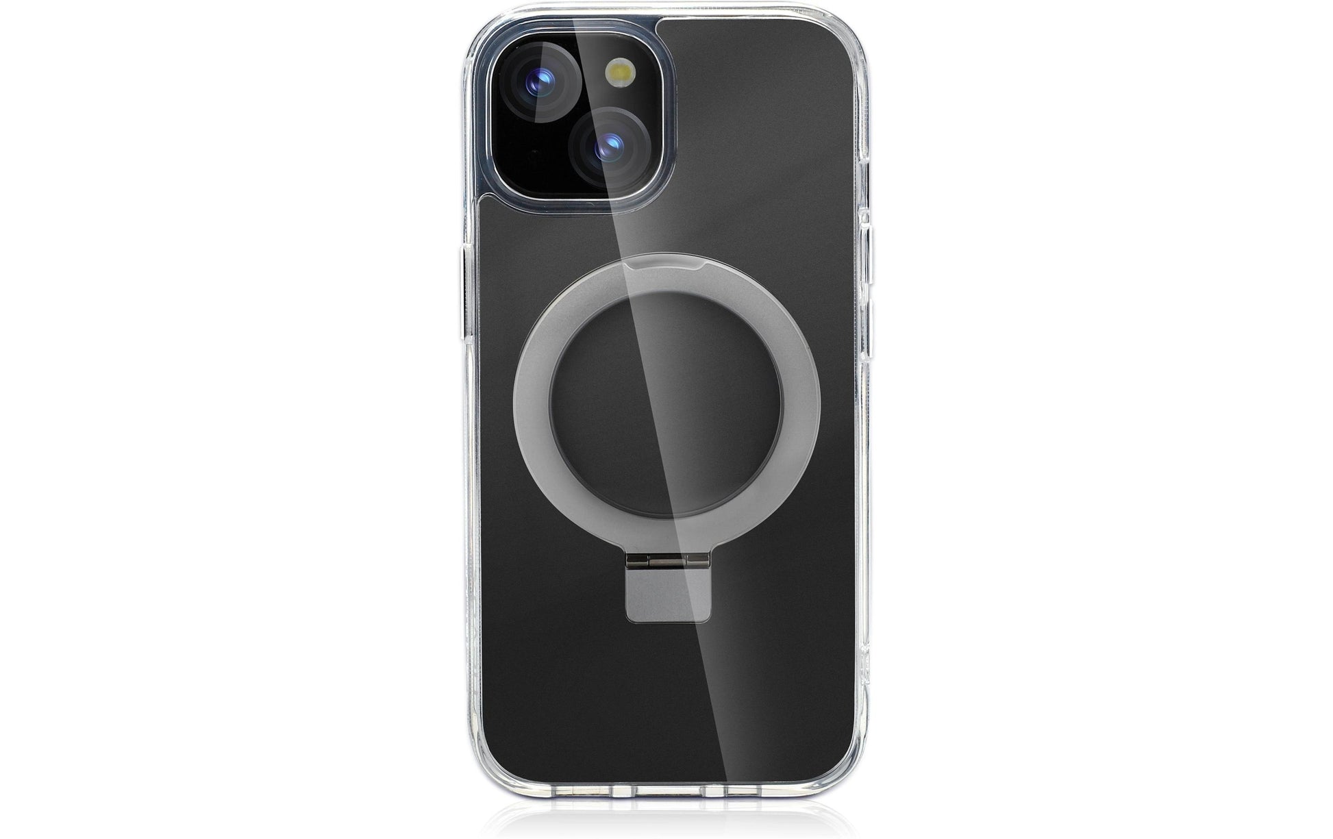 nevox StyleShell SHOCKFlex Backcover – für Apple iPhone 15 Plus, MagSafe, PC+TPU, Transparent