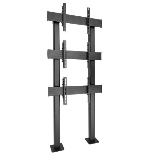 Chief Bodenständer – 42–65" – VESA 100×100–900×400 – bis 170,1 kg, Höhenverstellbar, für 3 Displays – LBM1X3U