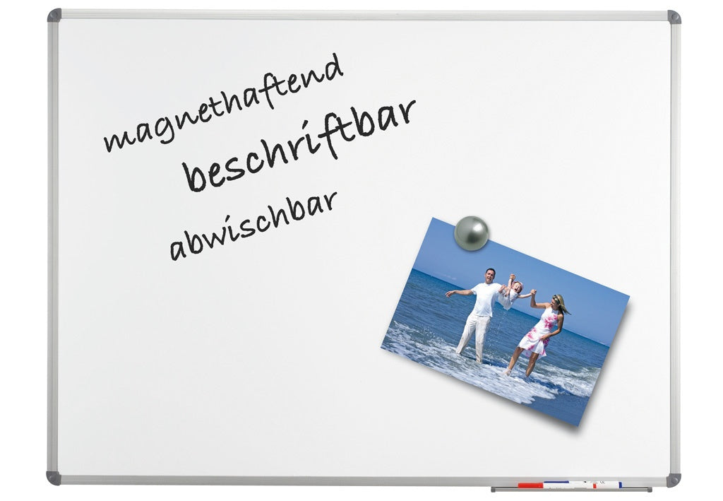 MAULstandard Whiteboard – Emaille, magnetisch – 60 × 45 cm