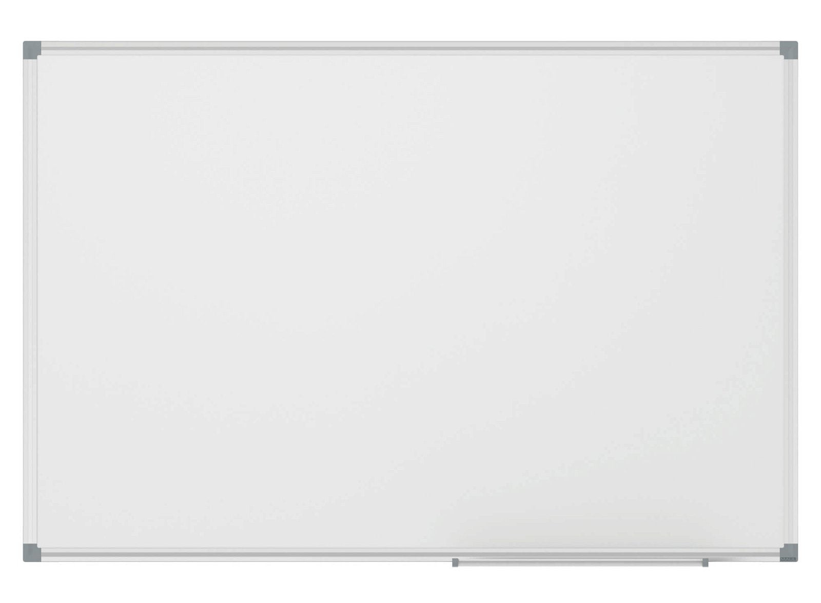 MAUL Whiteboard – 90 × 60 cm, Emaille, magnetisch, Aluminiumrahmen, Wandmontage
