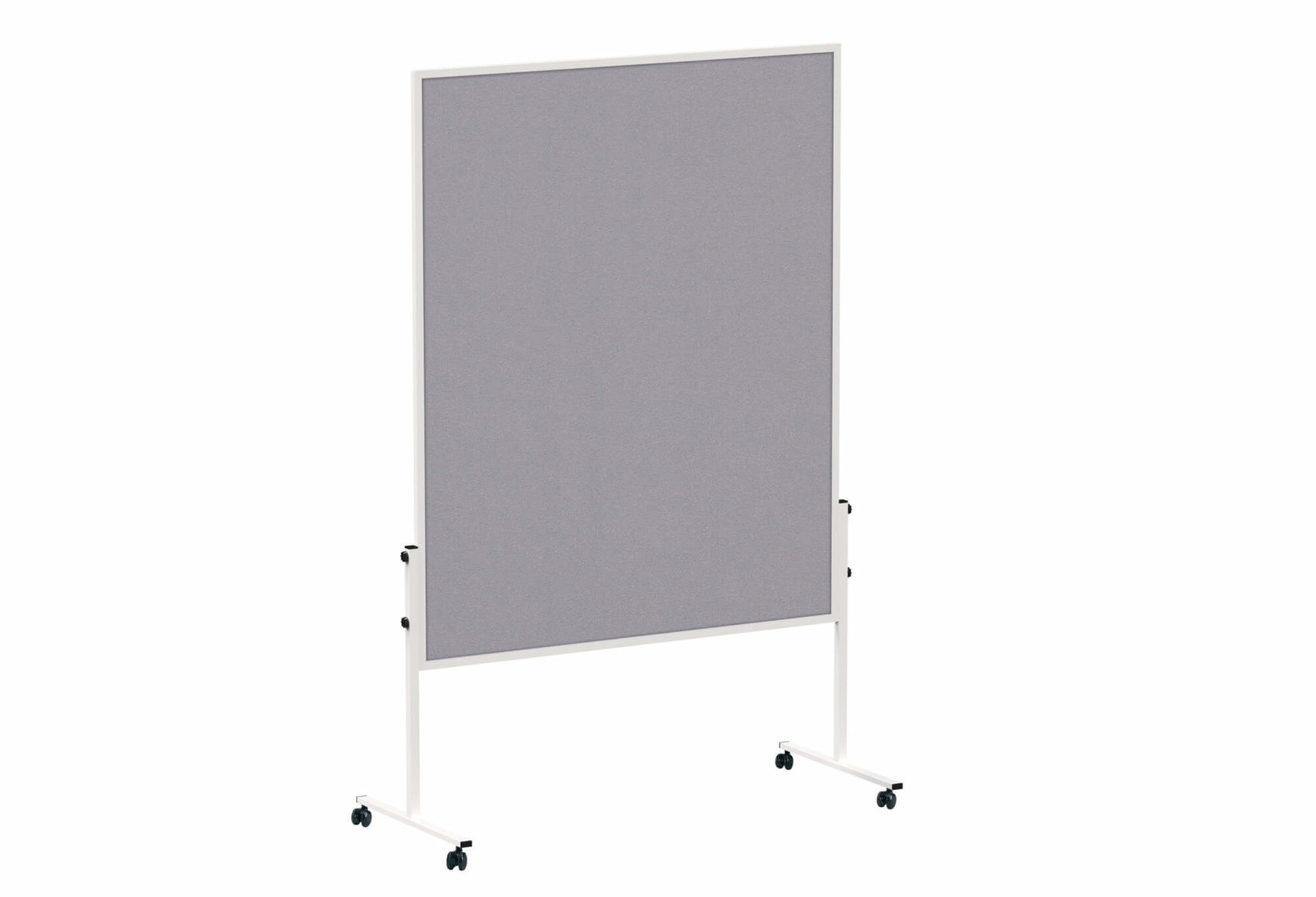 MAUL Pinnwand – Filz, Alurahmen – 120 × 150 cm, Grau