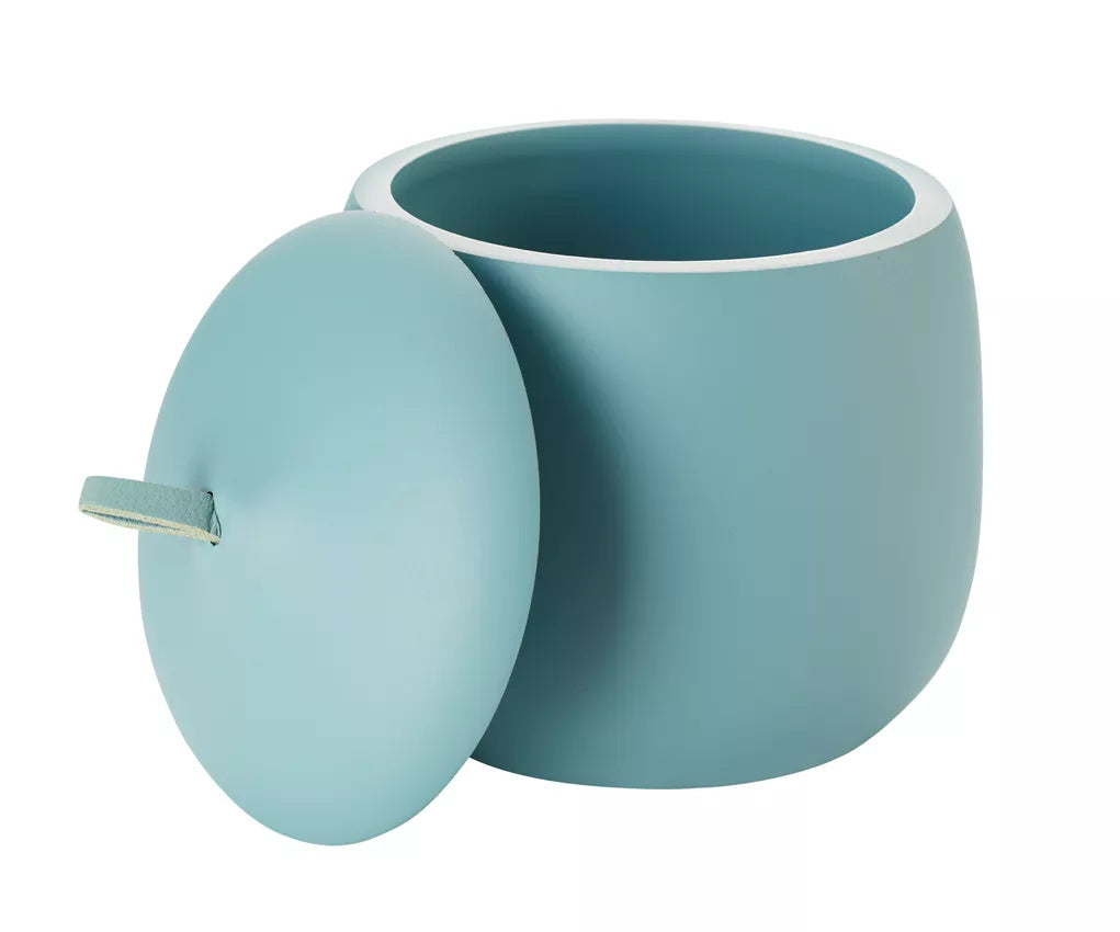 Diaqua Aufbewahrungsbox Smilla – Polyresin, 9,5×9,5×9,5 cm, Blau
