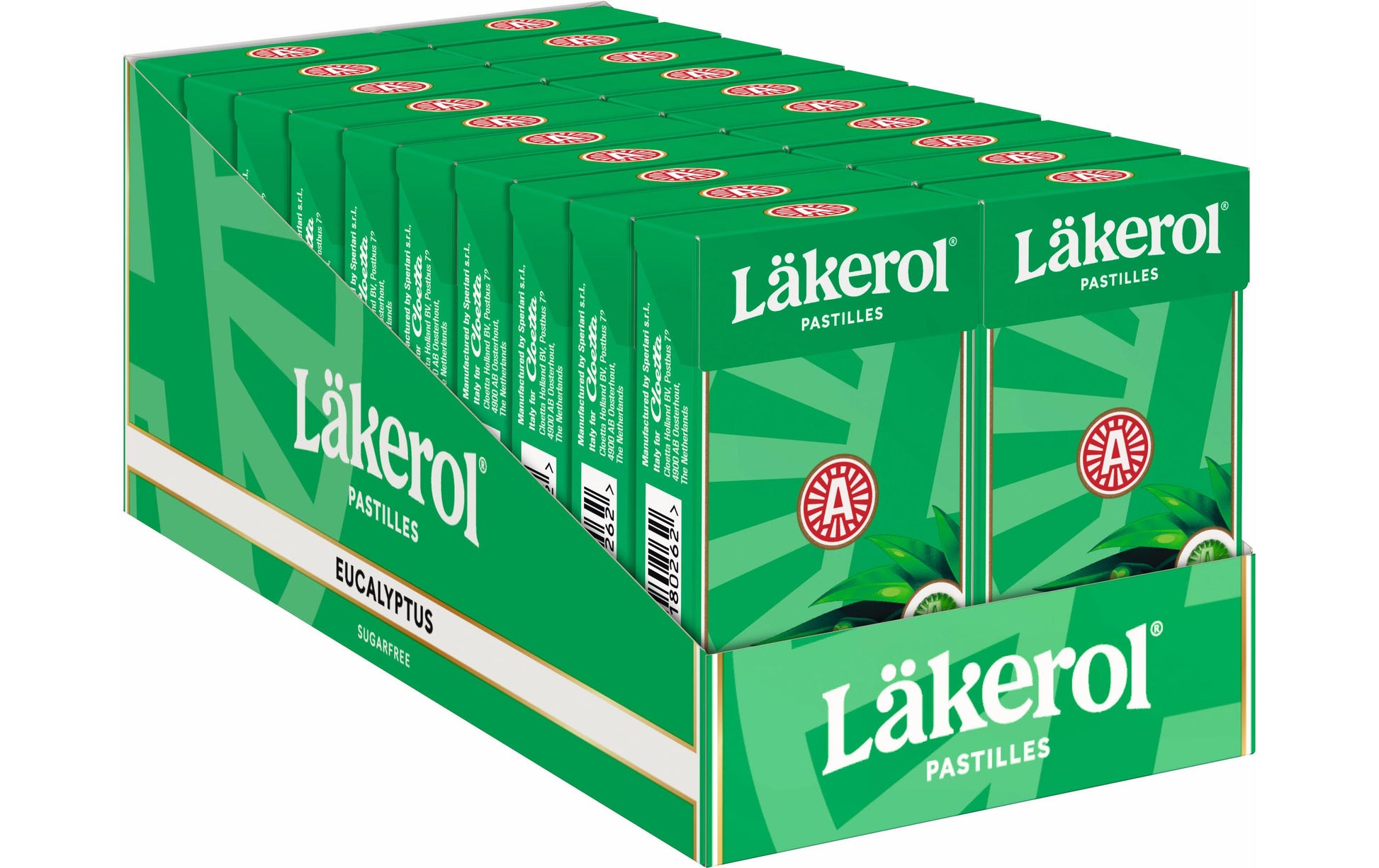 Läkerol Bonbons – Eukalyptus, zuckerfrei, laktosefrei, 540 g