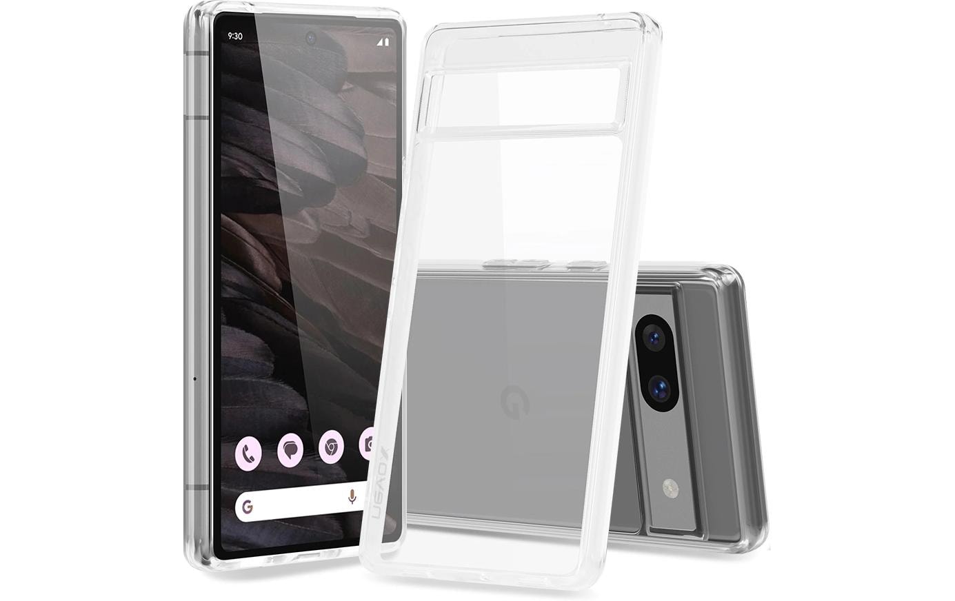 nevox StyleShell SHOCKFlex Backcover – für Google Pixel 8 Pro, PC+TPU, Transparent