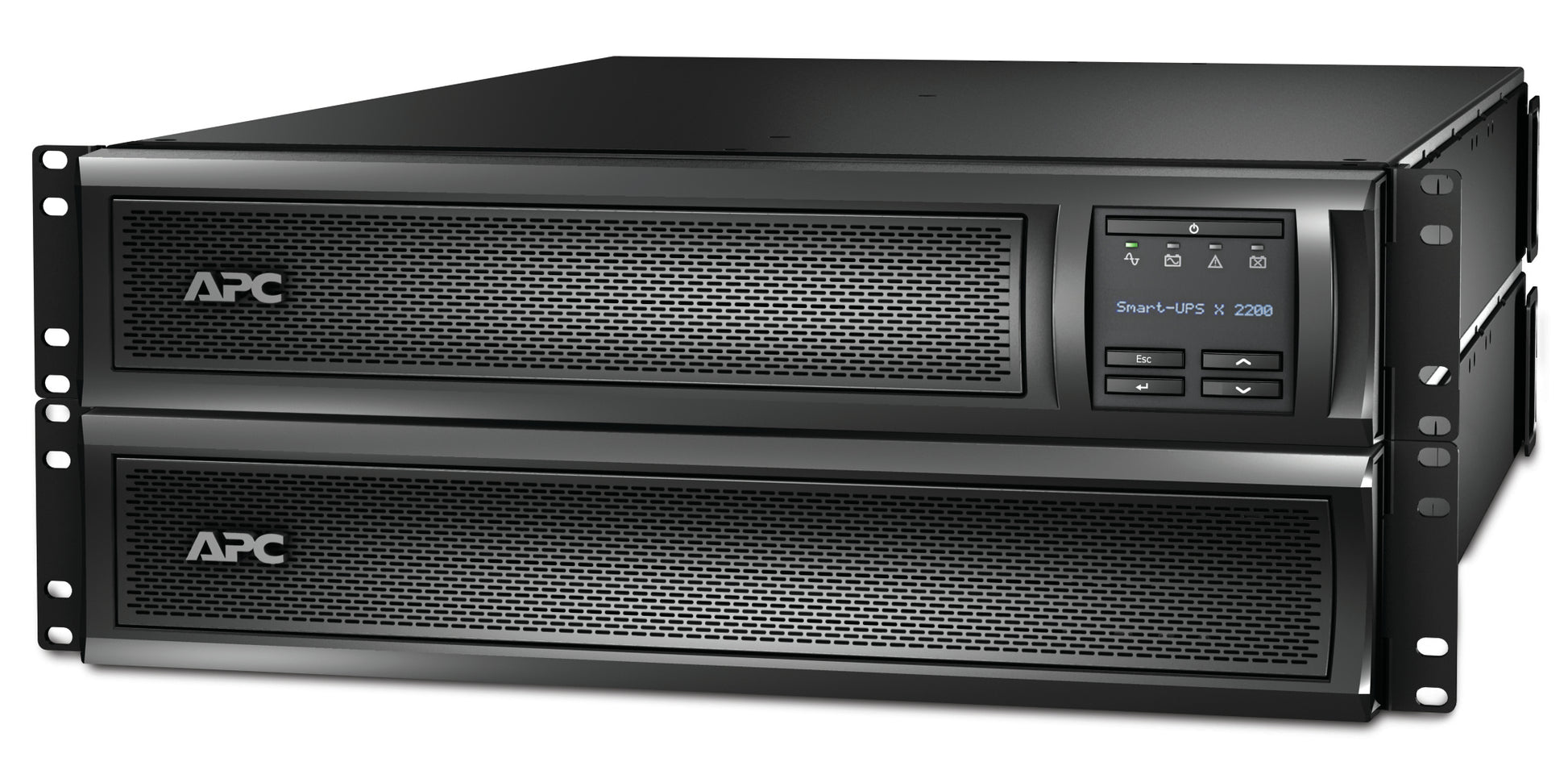 APC Smart-UPS X SMX2200R2HVNC – USV Line-Interaktiv, 2,2 kVA/1980 W, Rack 2U, VRLA, NMC, LCD