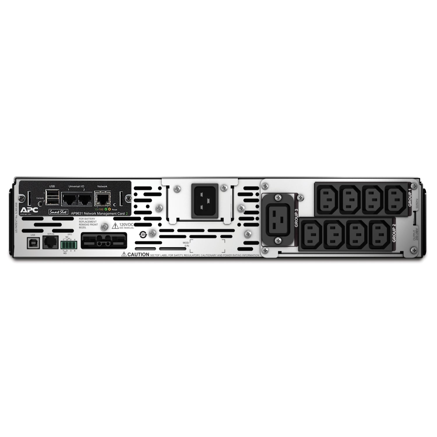 APC Smart-UPS X SMX2200R2HVNC – USV Line-Interaktiv, 2,2 kVA/1980 W, Rack 2U, VRLA, NMC, LCD