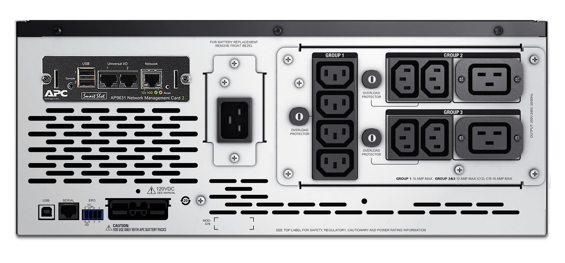 APC SMX3000HVNC USV 3 kVA/2700 W Line-Interaktiv – Rack/Tower 4U – C13×8, C19×2, Eingang IEC C20 – Schwarz