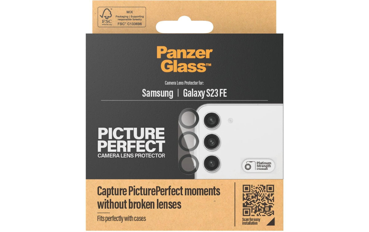 PanzerGlass Displayschutz (Panzerglas), Anti-Fingerprint – für Galaxy S23