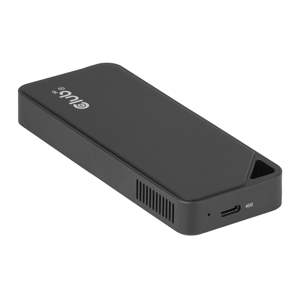 CLUB3D Club 3D CAC-2510 – 1-Bay M.2 SSD-Gehäuse – USB4 40 Gbit/s, für M.2 NVMe (PCIe)