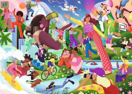 Ravensburger Puzzle The Power of Her – 1000 Teile – 70 × 50 cm – ab 14 Jahren
