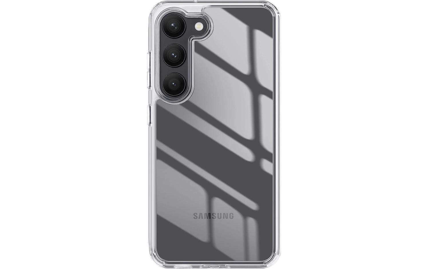 nevox Backcover – für Samsung Galaxy S24 Plus, Transparent, schmutzabweisend, tropfsicher, schockresistent