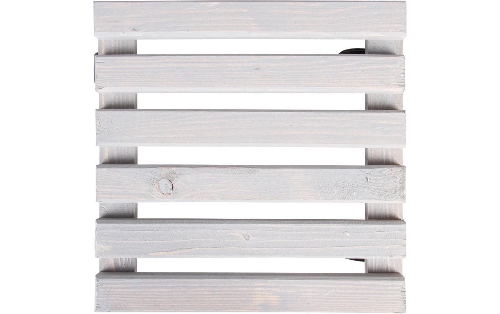 Esschert Design Blumenkübeluntersetzer – Kieferholz/PA/PP – Grau/Schwarz – mit Rollen – 292 × 85 × 292 mm