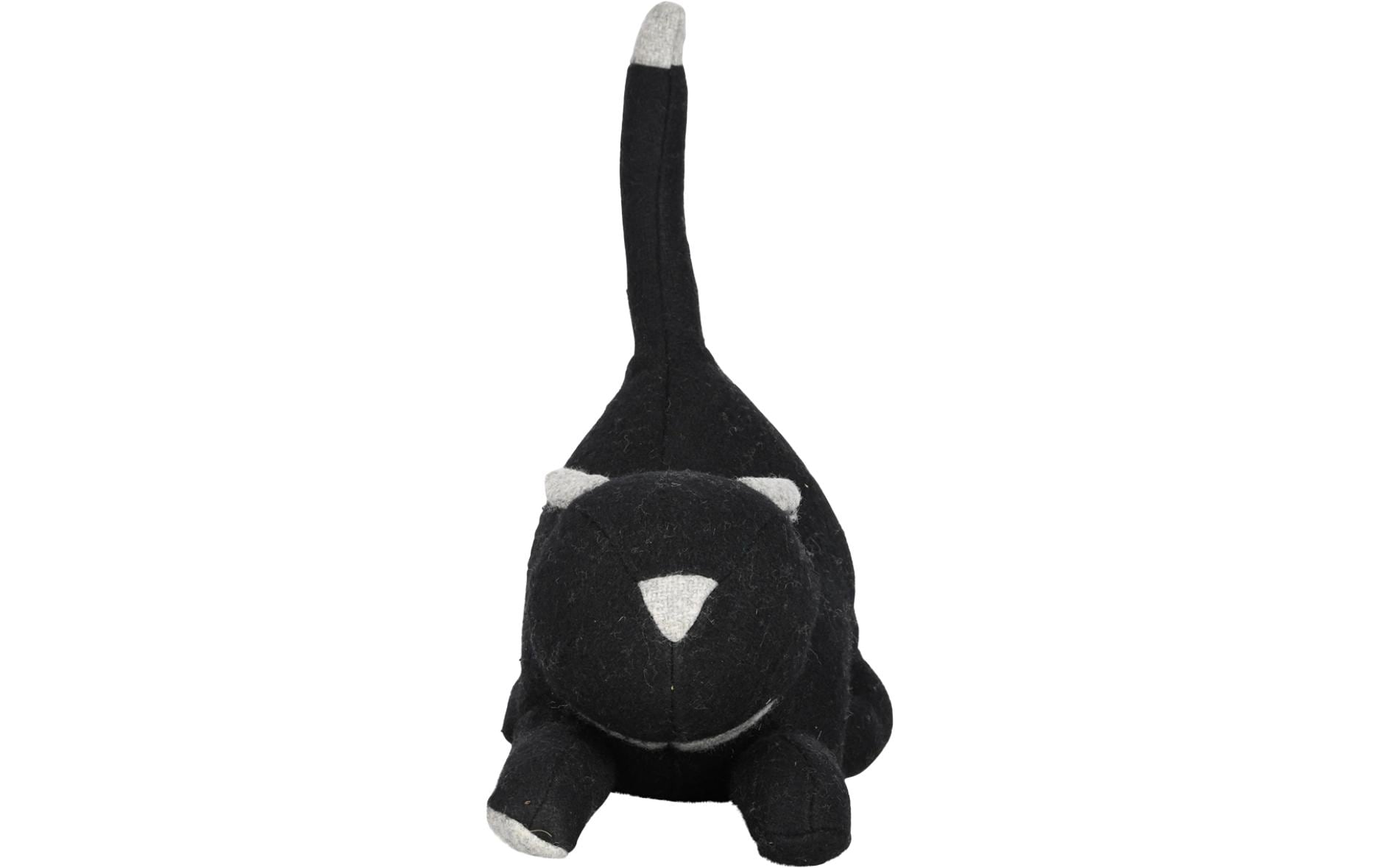 Esschert Design Türstopper – Filz/Marmor/Polyester – Schwarz – Ø 260 × H 270 mm