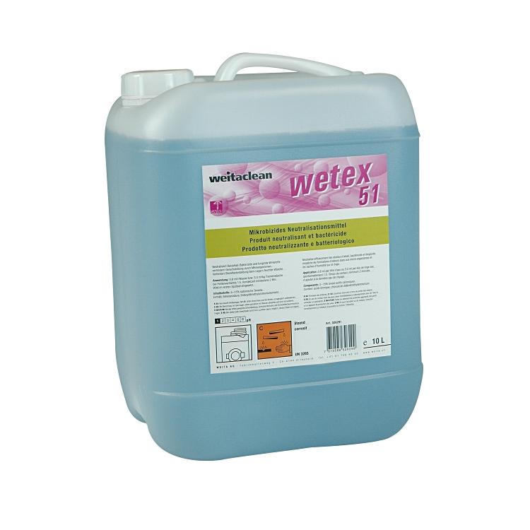 Weitaclean Spezialwaschmittel für Maschinenwäsche – Kanister – 10 l – desinfizierend, für gewerblichen Gebrauch