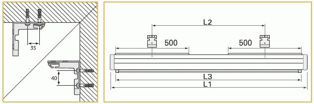 Da-Lite Compact Manual – Manuelle Leinwand, 1:1, 173 × 173 cm (96,3″)