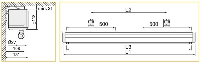 Da-Lite Hapro Manual – Leinwand manuell, 4:3, 168 × 126 cm (83,9")