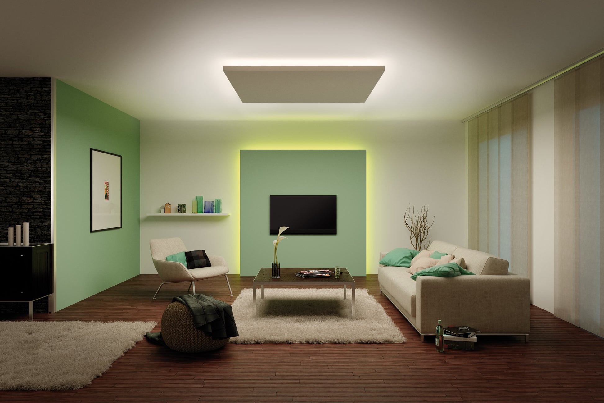 Paulmann LED-Strip MaxLED 1000 – Starterset, 3 m, 3300 lm, 40 W, 2700 K, dimmbar, weiss, inkl. Netzteil