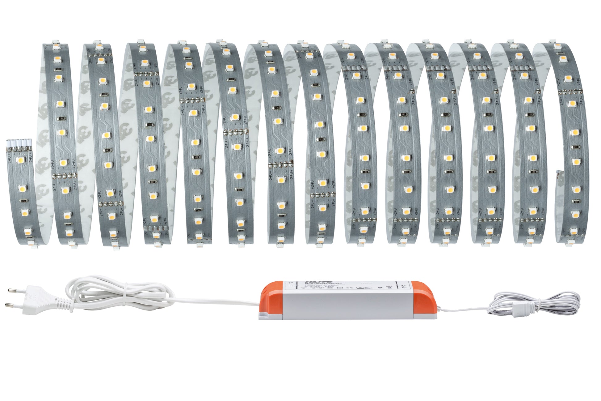 Paulmann LED-Strip MaxLED 500 – Set, 5 m, 2750 lm, 33 W, 2700 K, dimmbar, weiss