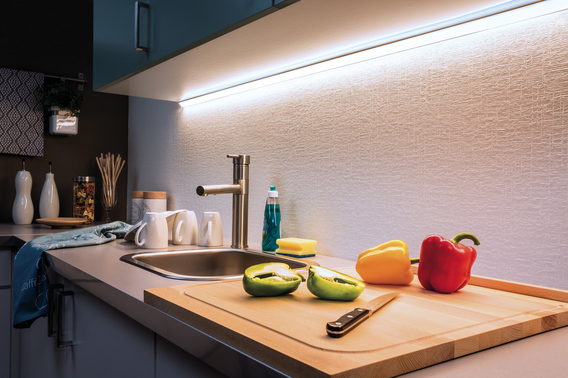 Paulmann LED-Strip 1 m – Kaltweiss 6500 K, 1100 lm, 11,5 W – 1 Stk.