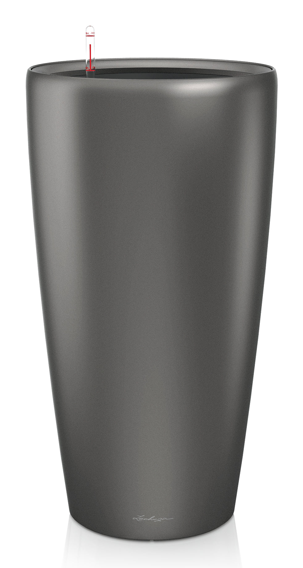 LECHUZA Topfpflanzer – Ø 32,5 × 56,5 cm – Kunststoff, Anthrazit