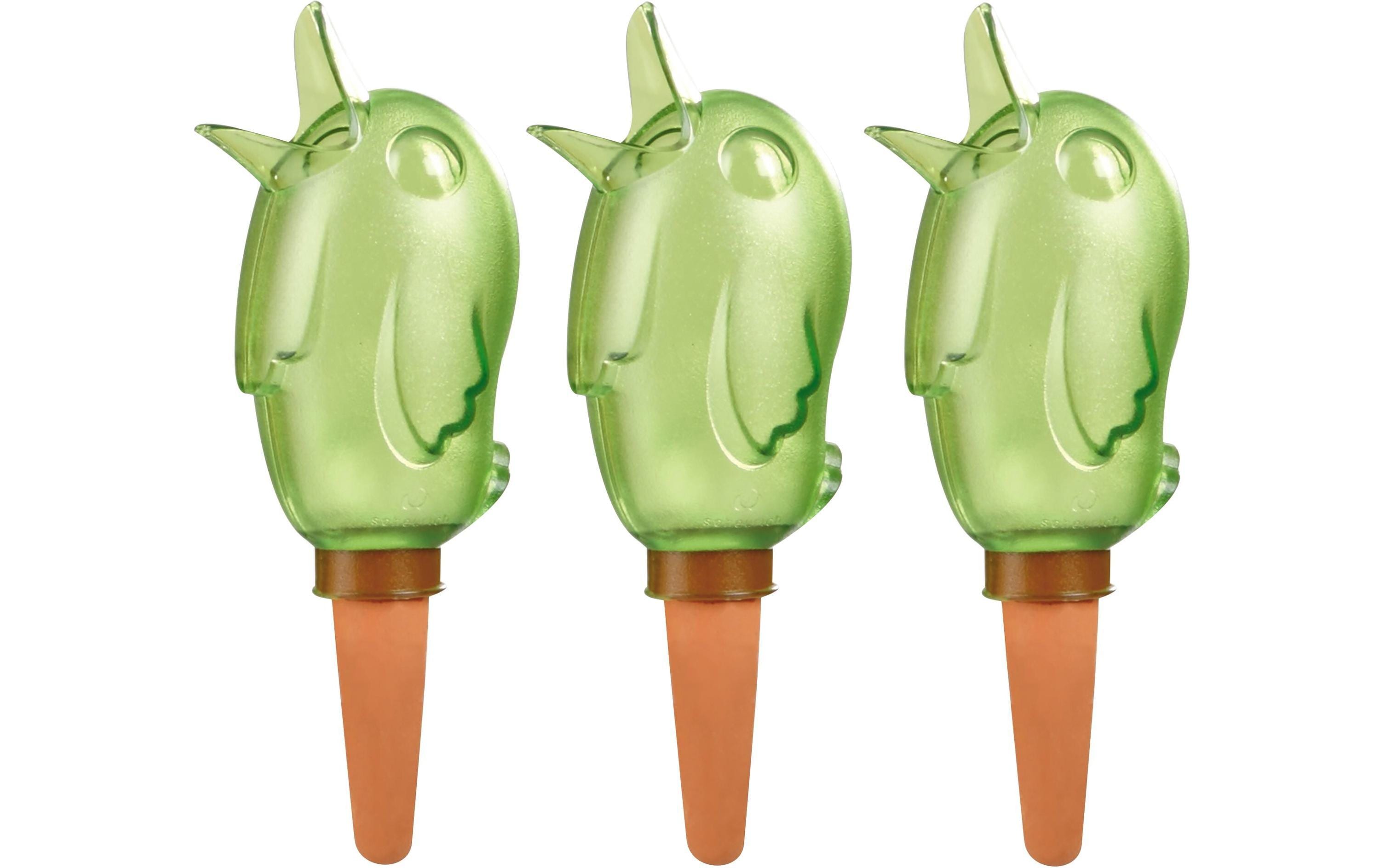 Scheurich Endtropfer Bördy M – 220 ml, grün, Polymer, 20 cm × 6,5 cm, für Urlaubsbewässerung