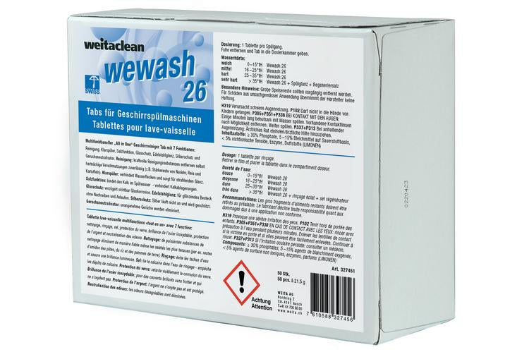 Weitaclean Spülmaschinentabs All-in-1 – 50 Tabs