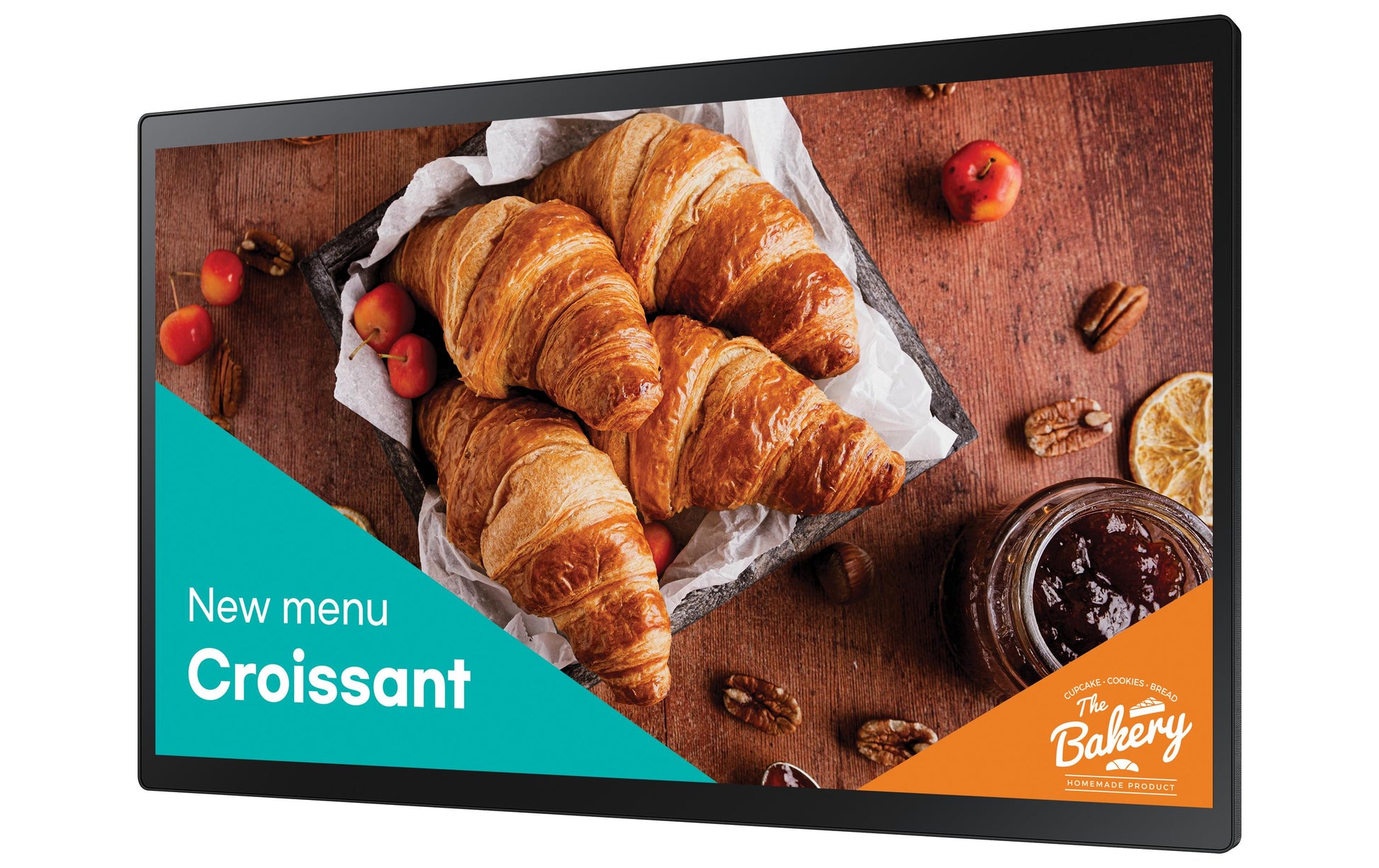 Samsung QB24C-T – Public Display, 24", 16/7, Tizen (SSSP), Mediaplayer integriert, VESA 100 × 100, Schwarz