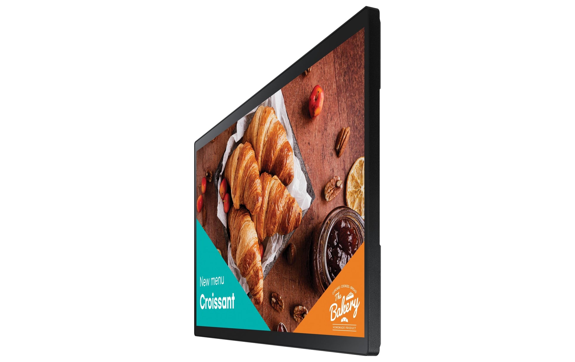 Samsung QB24C-T – Public Display, 24", 16/7, Tizen (SSSP), Mediaplayer integriert, VESA 100 × 100, Schwarz