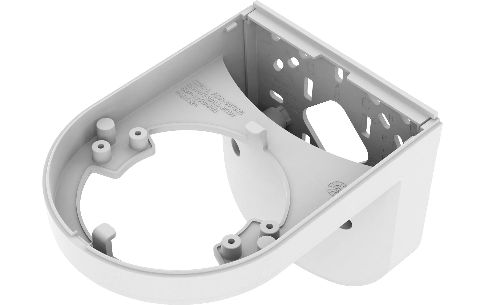 Hanwha Wandhalterung SBP-125WMW1 – Wandmontage, Indoor, Weiss – für QNV-C8011R, C8012, C9011R und andere