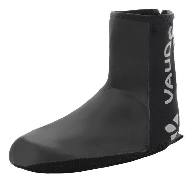 VAUDE Schuhüberzieher Posta – 40–43 – Polyamid, Schwarz, Reissverschluss, reflektierend, wasserfest