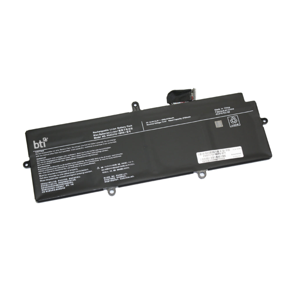 BTI Notebook-Akku – für Toshiba Dynabook Portege A30-E – 42 Wh, 15,4 V – Schwarz