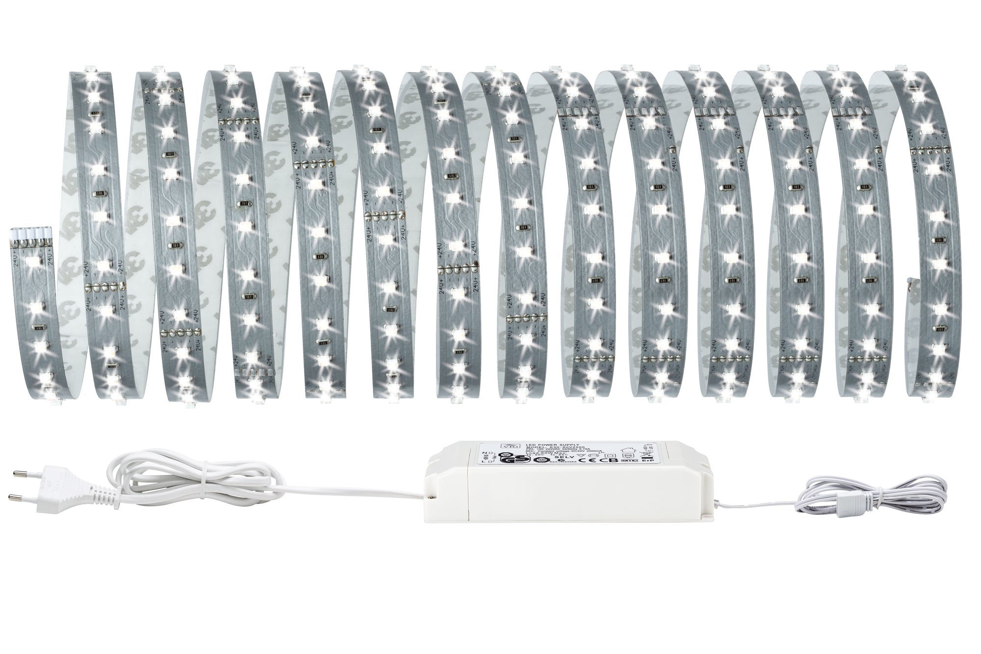 Paulmann LED-Strip MaxLED 500 – Set, 5 m, 2750 lm, 28 W, 6500 K, dimmbar, weiss