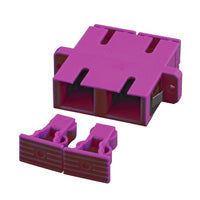 VALUE LWL-Kupplung – SC/SC, Duplex, OM4, Multimodus, Violett, 1 Stück