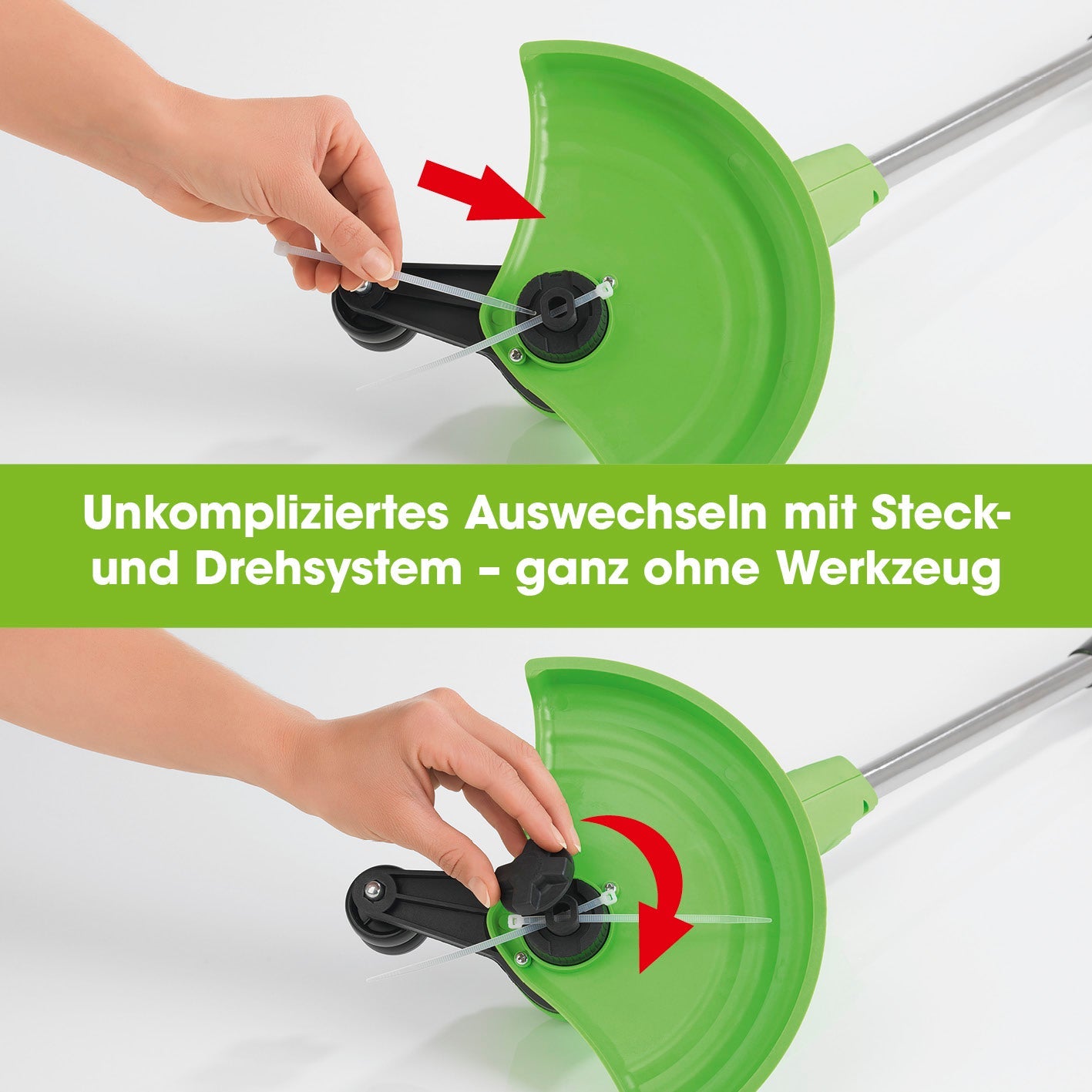 EASYmaxx 11025 Akku-Rasentrimmer – 12 V – Schnittbreite 24 cm – 28 W – inkl. Ladegerät