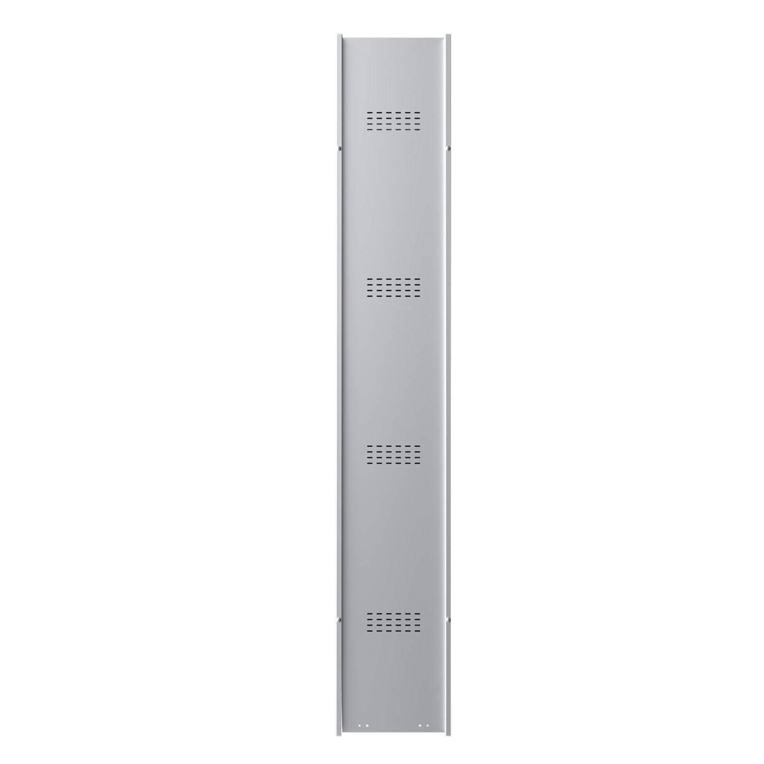 Phoenix Safe Co. PL1430 – Spind, 4 Türen, 300 × 500 × 1'830 mm, Grau/Blau, Stahl