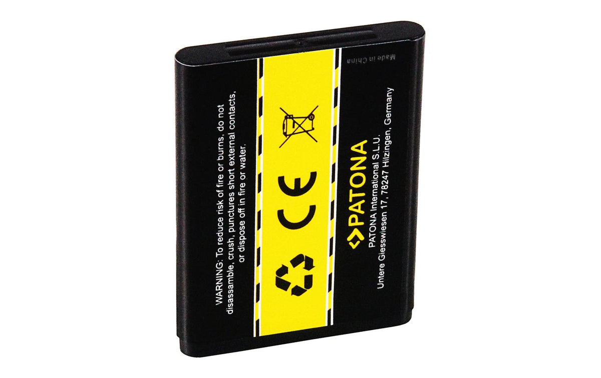 PATONA BL-5B Akku für Nokia 6121 – 3,7 V, 1000 mAh – Schwarz/Orange