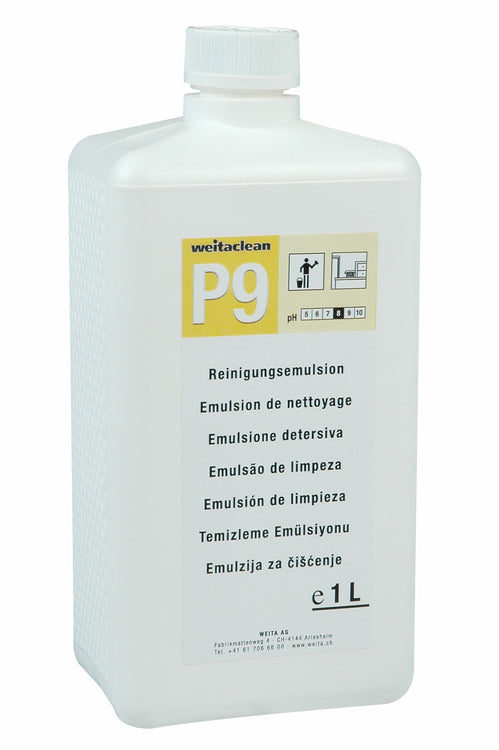 Weitaclean P9 Allzweckreiniger für Kunststoffoberflächen und Farbanstriche – Reinigungsemulsion, Flasche – 1 l