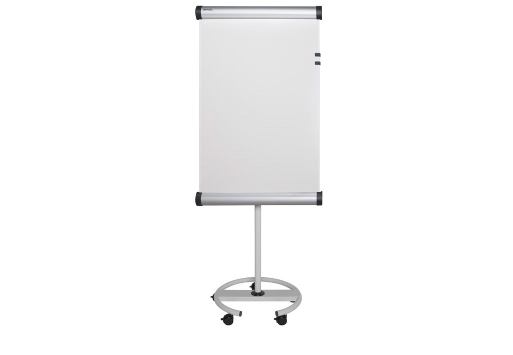 MAUL Flipchart solid flip2use – 66 × 97 cm, weiss, Metall