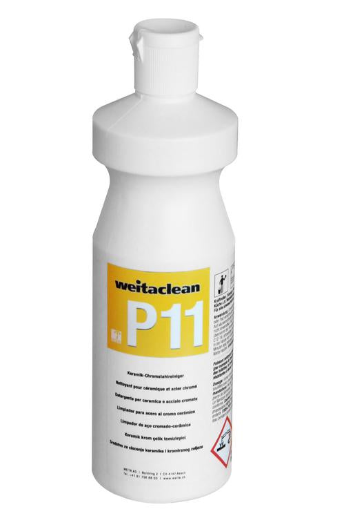 Weitaclean P11 Edelstahlpflege/-reiniger für Keramik/Chromstahl – Flüssigkeit, Flasche – 200 ml