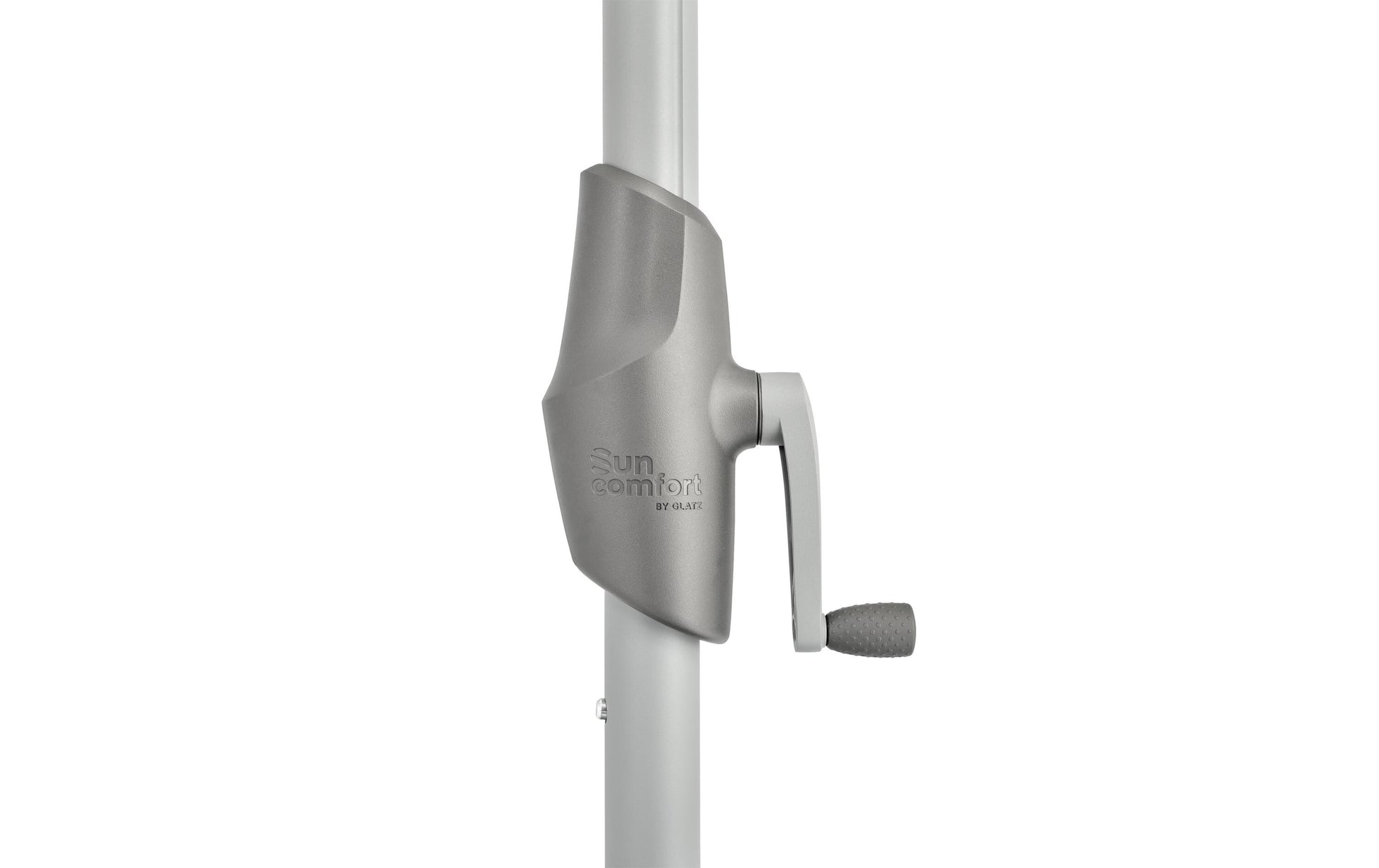 Suncomfort by glatz Stockschirm SLide Aurora – Ø 250 cm – Sandweiss