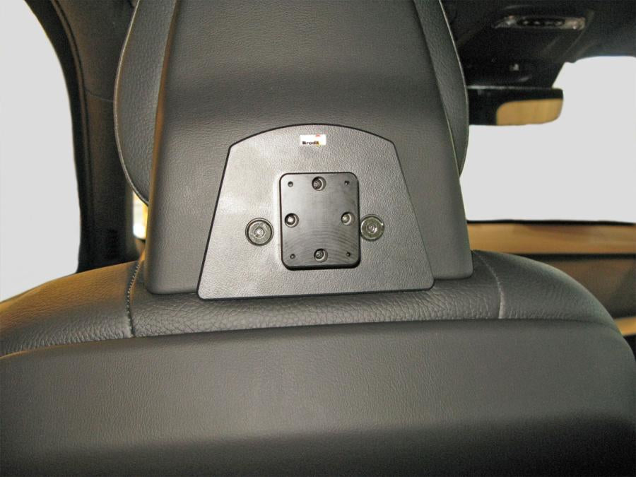 Brodit Fahrzeug-Dock für Volvo XC90 (2015–2017) – Klemmhalterung für Kopfstütze – Schwarz