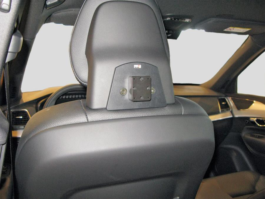 Brodit Fahrzeug-Dock für Volvo XC90 (2015–2017) – Klemmhalterung für Kopfstütze – Schwarz