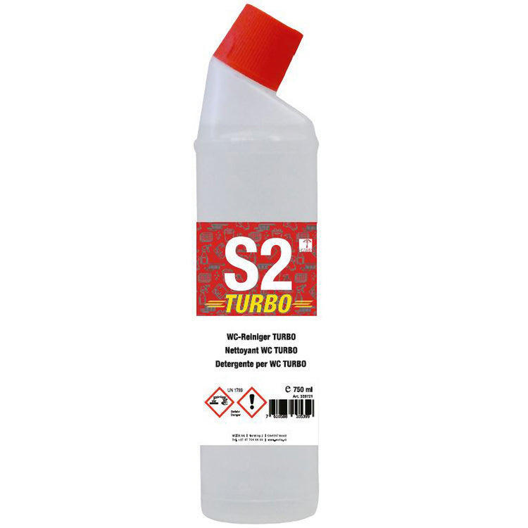 Weitaclean S2 WC-Reiniger/WC-Entkalker für WC und Pissoirs aus Keramik – Flüssigkeit, Flasche – 750 ml