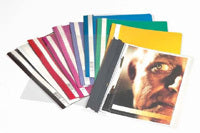 Durable Schnellhefter für A4, PVC, Gelb – Transparenter Vorderdeckel, Beschriftungsstreifen