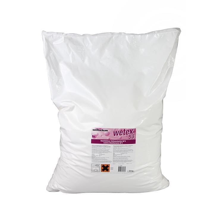 Weitaclean Wetex – Waschmittel für Weiss- und Buntwäsche 53 – 20 kg – desinfizierend
